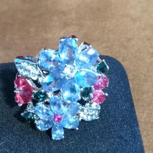 💕🌸🌸FABULOUS FLORAL DESIGN RING  🌸 ❤️